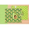 PurpleEssences Reusable Cloth Placemats | Reusable, Eco-Friendly | 15″x13″, 2-ply, Thick, Absorbent, Machine Washable | Set of 2 Placemats – Avocado(Avocado)