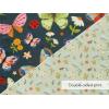 PurpleEssences Reusable Cloth Placemats | Reusable, Eco-Friendly | 15″x13″, 2-ply, Thick, Absorbent, Machine Washable | Set of 2 Placemats – Avocado(Butterfly – Bug)