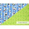 PurpleEssences Reusable Cloth Placemats | Reusable, Eco-Friendly | 15″x13″, 2-ply, Thick, Absorbent, Machine Washable | Set of 2 Placemats – Avocado(Panda)