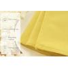 PurpleEssences Solid – Cloth Napkins (18 x 18 Inch Set of 12) and Hemstitch Table Runner (14 x 72 Inch Pack of 1) – 100% Cotton – Yellow