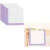PurpleEssences Dinner Napkins (18 x 18 Inch Set of 6) and Table Runner (14 x72 Inch Set of 1) – 100% Cotton – Solid Edges Lavender