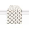 PurpleEssences Fall Table Runner Autumn Leaves Seasonal Decor for Kitchen & Dining Table, Table Centerpiece for Thanksgiving, Home, or Holiday Gatherings (Fall Maze, 13 x 90 Inch)(Goldenrod Beige)