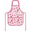 PurpleEssences Kids Apron With Adjustable Neck Strap & Front Pocket, Little Chef Apron for Baking & Crafts, 15×18 in, Cotton(Pink Floral)