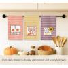 PurpleEssences Fall Thanksgiving Pumpkin Kitchen Towels Set of 3, 16×26 Inch, 100% Cotton – Absorbent, Multi-Purpose Dish, Hand, Tea and Bar Towels for Autumn – Thanksgiving Trio