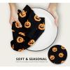 PurpleEssences Halloween Kitchen Towels Set of 2-16×28 inch 100% Cotton Dish Towels – Absorbent, Reusable Hand Towels for Drying, Cleaning & Kitchen Décor – Scary Pumpkin(Halloween Pumpkin)