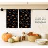 PurpleEssences Halloween Kitchen Towels Set of 2-16×28 inch 100% Cotton Dish Towels – Absorbent, Reusable Hand Towels for Drying, Cleaning & Kitchen Décor – Scary Pumpkin(Ghost)