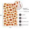 PurpleEssences Halloween Kitchen Towels Set of 2-16×28 inch 100% Cotton Dish Towels – Absorbent, Reusable Hand Towels for Drying, Cleaning & Kitchen Décor – Scary Pumpkin(Scary Pumpkin)