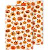PurpleEssences Halloween Kitchen Towels Set of 2-16×28 inch 100% Cotton Dish Towels – Absorbent, Reusable Hand Towels for Drying, Cleaning & Kitchen Décor – Scary Pumpkin(Scary Pumpkin)