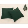 PurpleEssences Cloth Napkin 18 x 18 Inch Set of 12, Throw Pillow Cover 16 x 16 inch Set of 2-100% Cotton – Forest Green