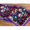 PurpleEssences Halloween Table Runner 13×72 Inch – Spooky Seasonal Decor for Kitchen & Dining Table – 100% Cotton, Table Centerpiece for Halloween Party Decoration – Day of The Death 1(Day of the Death 1)