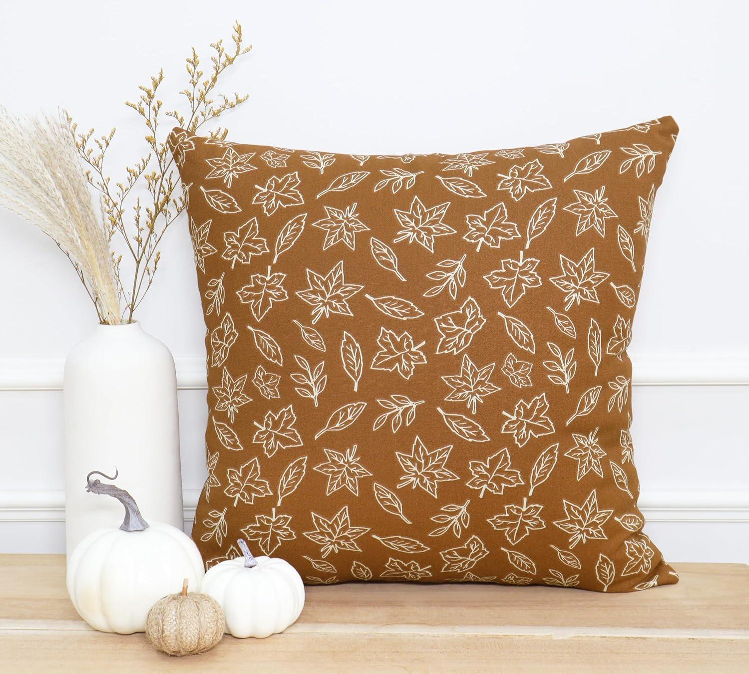 imagePurpleEssences Fall Napkins 18x18 Inch Set of 6 Table Runner 13 x 72 Inch Pack of 1 Placemats 13 x 19 Inch Set of 4 and Throw Pillow Cover 18 x 18 Inch Set of 2100 Cotton Jora