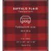 PurpleEssences 4th of July Buffalo Plaid Tablecloth – Water Resistant Wipeable Washable Checkered Table Cloth for Outdoor Picnic Dining – 52 x 52 Inch – Labor Day – Red Blue and White(Buffalo Plaid – Red/Black)