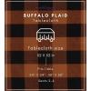 PurpleEssences 4th of July Buffalo Plaid Tablecloth – Water Resistant Wipeable Washable Checkered Table Cloth for Outdoor Picnic Dining – 52 x 52 Inch – Labor Day – Red Blue and White(Buffalo Plaid – Orange/Black)
