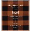 PurpleEssences 4th of July Buffalo Plaid Tablecloth – Water Resistant Wipeable Washable Checkered Table Cloth for Outdoor Picnic Dining – 52 x 52 Inch – Labor Day – Red Blue and White(Buffalo Plaid – Orange/Black)