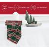 PurpleEssences Christmas Tartan Plaid Napkins -12 Pack 100% Cotton Cloth Napkins Scottish Tartan – Xmas Holiday Winter Festive Celebration Soft Durable Washable – 18×18 Inch – Green(Tartan Plaid Green)
