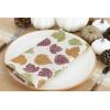 PurpleEssences Fall Harvest Decor Thanksgiving 100% Cotton Napkin (18×18 Inch Set of 6), Table Placemat (13×19 Inch Set of 4) – Vibrant Fall Leaves