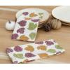 PurpleEssences Fall Harvest Decor Thanksgiving 100% Cotton Napkin (18×18 Inch Set of 6), Table Placemat (13×19 Inch Set of 4) – Vibrant Fall Leaves