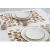 PurpleEssences Fall Harvest Decor Thanksgiving 100% Cotton Napkin (18×18 Inch Set of 6), Table Placemat (13×19 Inch Set of 4) – Vibrant Fall Leaves