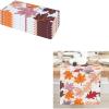 PurpleEssences Fall Harvest Decor Thanksgiving 100% Cotton Napkin (18×18 Inch Set of 6), Table Runner (14×90 Inch Pack of 1) – Maple Leaves