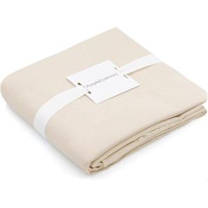 PurpleEssences 100% Cotton Canvas Duck Fabric, Natural Cloth for Sewing, Upholstery, Painting, Crafts, Bags, Home Décor, Placemats & DIY Projects (2 Yd(63 x 72 Inch))(1 Yd( 63 x 36 Inch))