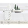 PurpleEssences Christmas Tree Scalloped Napkin Set of 4 & Printed Napkin Set of 6-18×18 Inch – 100% Cotton – Christmas Tree