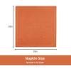 PurpleEssences Set of 12 Hemstitch Cloth Dinner Napkins 100% Cotton – Soft Durable Washable – Ideal for Wedding Christmas Holiday Winter – Perfect Everyday Use Table Linen 18×18 – Blush Pink(Orange)