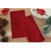 PurpleEssences Set of 12 Hemstitch Cloth Dinner Napkins 100% Cotton – Soft Durable Washable – Ideal for Wedding Christmas Holiday Winter – Perfect Everyday Use Table Linen 18×18 – Blush Pink(Red)
