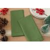 PurpleEssences Set of 12 Hemstitch Cloth Dinner Napkins 100% Cotton – Soft Durable Washable – Ideal for Wedding Christmas Holiday Winter – Perfect Everyday Use Table Linen 18×18 – Blush Pink(Sage Green)