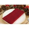 PurpleEssences Set of 12 Hemstitch Cloth Dinner Napkins 100% Cotton – Soft Durable Washable – Ideal for Wedding Christmas Holiday Winter – Perfect Everyday Use Table Linen 18×18 – Blush Pink(Red)