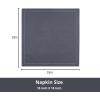 PurpleEssences Set of 12 Hemstitch Cloth Dinner Napkins 100% Cotton – Soft Durable Washable – Ideal for Wedding Christmas Holiday Winter – Perfect Everyday Use Table Linen 18×18 – Blush Pink(Dark Gray)