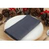 PurpleEssences Set of 12 Hemstitch Cloth Dinner Napkins 100% Cotton – Soft Durable Washable – Ideal for Wedding Christmas Holiday Winter – Perfect Everyday Use Table Linen 18×18 – Blush Pink(Dark Gray)