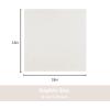 PurpleEssences Set of 12 Hemstitch Cloth Dinner Napkins 100% Cotton – Soft Durable Washable – Ideal for Wedding Christmas Holiday Winter – Perfect Everyday Use Table Linen 18×18 – Blush Pink(Cream)