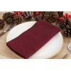 PurpleEssences Set of 12 Hemstitch Cloth Dinner Napkins 100% Cotton – Soft Durable Washable – Ideal for Wedding Christmas Holiday Winter – Perfect Everyday Use Table Linen 18×18 – Blush Pink(Burgundy)