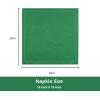 PurpleEssences Set of 12 Hemstitch Cloth Dinner Napkins 100% Cotton – Soft Durable Washable – Ideal for Wedding Christmas Holiday Winter – Perfect Everyday Use Table Linen 18×18 – Blush Pink(St Patricks Green)