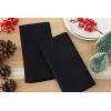 PurpleEssences Set of 12 Hemstitch Cloth Dinner Napkins 100% Cotton – Soft Durable Washable – Ideal for Wedding Christmas Holiday Winter – Perfect Everyday Use Table Linen 18×18 – Blush Pink(Black)