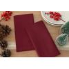 PurpleEssences Set of 12 Hemstitch Cloth Dinner Napkins 100% Cotton – Soft Durable Washable – Ideal for Wedding Christmas Holiday Winter – Perfect Everyday Use Table Linen 18×18 – Blush Pink(Burgundy)