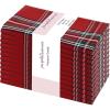 PurpleEssences Buffalo Plaid Cloth Napkins – Mitered Corners – Christmas Holiday Winter – Gingham Check Dinner Napkin – Set of 12-100% Cotton – 18×18 Inch – Reusable Washable – Multi Color(Tartan Plaid Red/Green)