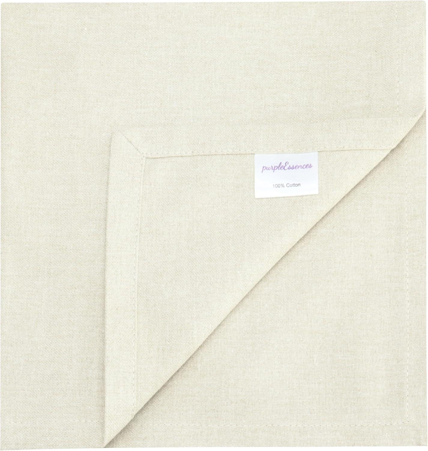 image:imagePurpleEssences Set of 6 Cloth Dinner Napkins 100 Cotton 18x18 Inch Soft Durable Washable Ideal for Farmhouse Party Christmas Holiday Winter Perfect Everyday Use Table Linen St Patricks GreenRoyal Linen