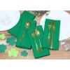 PurpleEssences Set of 6 Cloth Dinner Napkins 100% Cotton 18×18 Inch – Soft Durable Washable – Ideal for Farmhouse Party Christmas Holiday Winter – Perfect Everyday Use Table Linen – St Patricks Green(St Patricks Green)
