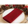 PurpleEssences Set of 6 Cloth Dinner Napkins 100% Cotton 18×18 Inch – Soft Durable Washable – Ideal for Farmhouse Party Christmas Holiday Winter – Perfect Everyday Use Table Linen – St Patricks Green(Red)