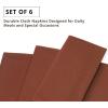 PurpleEssences Set of 6 Cloth Dinner Napkins 100% Cotton 18×18 Inch – Soft Durable Washable – Ideal for Farmhouse Party Christmas Holiday Winter – Perfect Everyday Use Table Linen – St Patricks Green(Rust)