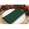 PurpleEssences Set of 6 Cloth Dinner Napkins 100% Cotton 18×18 Inch – Soft Durable Washable – Ideal for Farmhouse Party Christmas Holiday Winter – Perfect Everyday Use Table Linen – St Patricks Green(Forest Green)