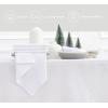 PurpleEssences Set of 6 Cloth Dinner Napkins 100% Cotton 18×18 Inch – Soft Durable Washable – Ideal for Farmhouse Party Christmas Holiday Winter – Perfect Everyday Use Table Linen – St Patricks Green(White)
