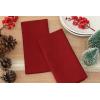 PurpleEssences Set of 6 Cloth Dinner Napkins 100% Cotton 18×18 Inch – Soft Durable Washable – Ideal for Farmhouse Party Christmas Holiday Winter – Perfect Everyday Use Table Linen – St Patricks Green(Red)