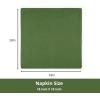 PurpleEssences Set of 6 Cloth Dinner Napkins 100% Cotton 18×18 Inch – Soft Durable Washable – Ideal for Farmhouse Party Christmas Holiday Winter – Perfect Everyday Use Table Linen – St Patricks Green(Sage Green)