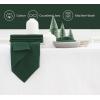 PurpleEssences Set of 6 Cloth Dinner Napkins 100% Cotton 18×18 Inch – Soft Durable Washable – Ideal for Farmhouse Party Christmas Holiday Winter – Perfect Everyday Use Table Linen – St Patricks Green(Forest Green)