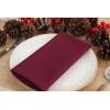 PurpleEssences Set of 6 Cloth Dinner Napkins 100% Cotton 18×18 Inch – Soft Durable Washable – Ideal for Farmhouse Party Christmas Holiday Winter – Perfect Everyday Use Table Linen – St Patricks Green(Burgundy)