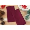 PurpleEssences Set of 6 Cloth Dinner Napkins 100% Cotton 18×18 Inch – Soft Durable Washable – Ideal for Farmhouse Party Christmas Holiday Winter – Perfect Everyday Use Table Linen – St Patricks Green(Burgundy)