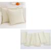 PurpleEssences 2 Pack Boho Fringe Throw Pillow Covers -20 x 20 I& Fringes Cloth Napkins Set of 6-18 x 18 Inch – Cotton – Royal Linen