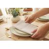 PurpleEssences Set of 6 Hemstitch Cloth Dinner Napkins 100% Cotton – Soft Durable Washable – Ideal for Wedding Spring Easter Summer – Perfect Everyday Use Table Linen 18×18 – Apple Green(Royal Linen)